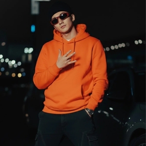 Sudaderas con Capucha 100% Algodón, Estampado Digital Sólido, Bordadas, Otoño, Talla Grande, Unisex - Product Image 5