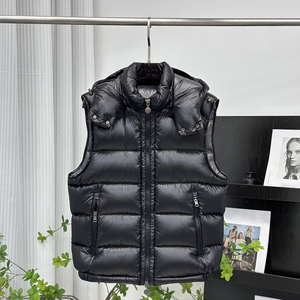 Warm Hooded Puffer Vest for Men Outdoor Sleeveless Jacket Lightweight Waistcoat <b>Padded</b> Winter Fashion Streetwear Outfit - Product Image 5