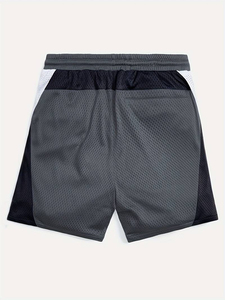 Shorts de basketball pour homme 100% polyester, maille unie, séchage rapide, écologiques, respirants, personnalisables, sportifs, été, course à pied - Product Image 4