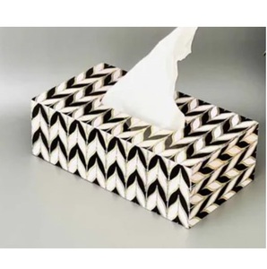 Porta Servilletas de Papel Decorativo para Mesa, Diseño Artesanal, Acabado Esmaltado - Product Image 3
