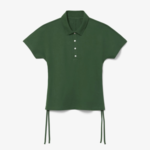 Chemise de golf pour femme sur mesure, 100% coton respirant, streetwear, logo brodé, tissu de haute qualité 210g, imprimé numérique - Product Image 3