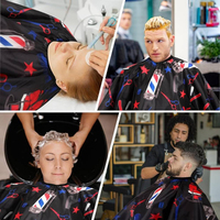 Cape de Barbier la Plus Vendue, Qualité Supérieure, Style Unique, Vente en Gros, Marquage Personnalisé, Service ODM, Matière Polyester, Couleur Personnalisée SUNSTAR
