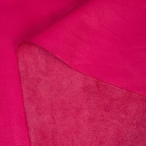 Cuir grainé rose vif de haute qualité pour sacs à main, chaussures, portefeuilles et projets de création, matériaux de première qualité pour confectionner des articles. - Product Image 2