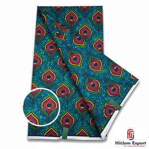 Tissu en coton imprimé africain de qualité supérieure de Freetown pour vêtements traditionnels et décoration intérieure - Product Image 3