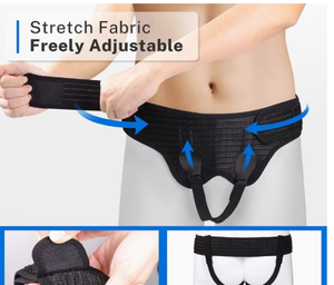 Shorts de compression noirs respirants pour hommes avec protection de la zone inguinale pour l'entraînement de boxe, protection inguinale pour la boxe, protection inguinale pour le kickboxing - Product Image 3