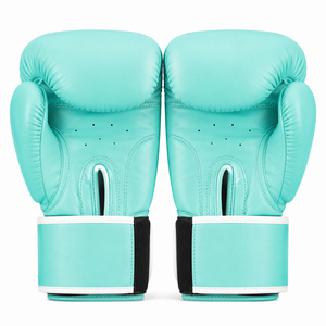 Guantes de Boxeo de Cuero con Cordones, Súper Resistentes al Desgarro, Equipo de Entrenamiento de Gimnasio, Precio de Fábrica Económico, Gran Venta - Product Image 5