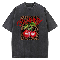 Camiseta Oversize de Hombre con Estampado 'It Is What It Is', Manga Corta, Cuello Redondo, Estilo Casual Urbano, Algodón Rojo
