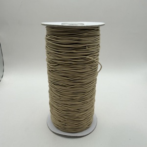 No.31 <b>Light</b> khaki 1.2mm 288 yards Braided Cord Elastic 100% Nylon High Tenacity Eco-Friendly Bungee <b>Rope</b> for Home Textile - Product Image 3