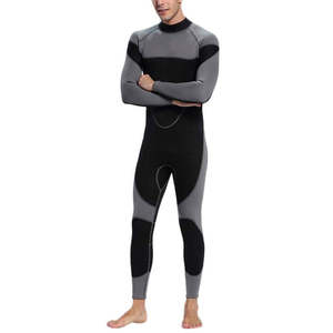 Combinaison de bain intégrale pour homme, manches longues, extensible, respirante, séchage rapide, spandex/polyester, surf, plongée, plage - Product Image 3