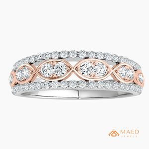 Anillo de compromiso y boda de plata de ley 925 con moissanita vintage, engaste de púas, joyería nupcial de lujo para mujer, estilo gujarati - Product Image 1