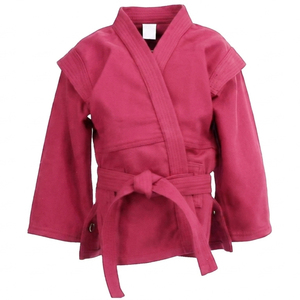 Veste d'entraînement Sambo légère en gros, tissu doux en polyester et coton, vêtements de sport respirants, emballage personnalisé, vestes Sambo - Product Image 1
