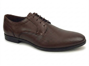 Chaussures habillées à lacets pour hommes Dlords Greg Oxford, dessus en cuir pleine fleur, semelle extérieure faite à la main, semelle intermédiaire en EVA, bout fermé, antidérapantes, respirantes - Product Image 1