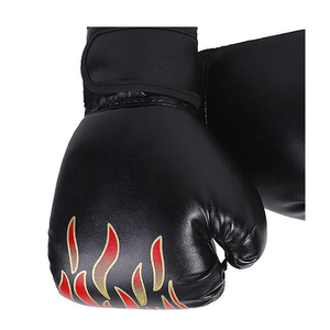 DAWNFROCE FIGHT GEARS Professional <b>Leather</b> Boxing <b>Gloves</b> with Hook & Loop Closure Customized Training <b>Gloves</b> for <b>Men</b> - Product Image 6