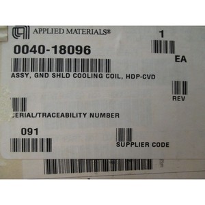 NEW AMAT 0040-18096 ASSY, GND SHLD คอยล์ระบายความร้อน - อุปกรณ์และอะไหล่เซมิคอนดักเตอร์ระดับโลกที่เชื่อถือได้ - Product Image 1