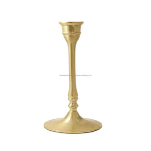 Aluminium <b>Taper</b> <b>Candle</b> Holder With Gold Finished Metal <b>Taper</b> <b>Candle</b> Holder For Home Lighting Decoration - Product Image 4