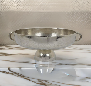 Bol de service en aluminium Décoration intérieure Bol de service décoratif de table Bol de service moderne en métal Fait à la main Forme personnalisée fantaisie - Product Image 6