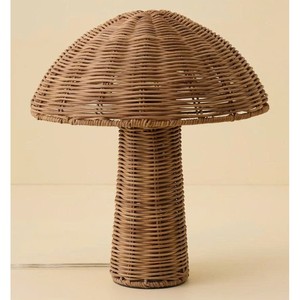 <b>Rustic</b> Rattan Lampshade Stylish Lighting Decor For Bedroom Living Room And Home Interior - Product Image 1