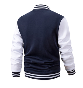 Customized Brand 2pcs Boys Outfit Long Sleeve Pullover Sweatshirt Jacket Joggers Autumn/Winter Solid Color Polyester/Cotton - Product Image 2