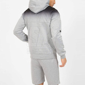 Conjunto de Sudadera con Capucha de Felpa Francesa Informal de Invierno en Oferta, 100% Algodón, Ropa Deportiva y de Fitness, Ropa Deportiva para Entrenamiento, Pantalones Cortos a Juego - Product Image 2