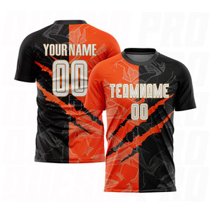 Maillot de football imprimé numériquement de qualité supérieure, uniforme d'équipe personnalisé, short de performance anti-humidité 100 % polyester unisexe avec cordon de serrage - Product Image 5