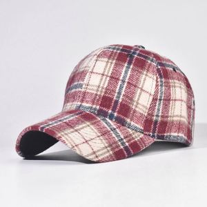 Nouvelle Collection Automne Hiver 2025 – Casquette de Baseball Tendance Classique Britannique en Tweed à Carreaux 24 Couleurs pour Femme – Idéale pour Tenues Décontractées et Extérieures - Product Image 6