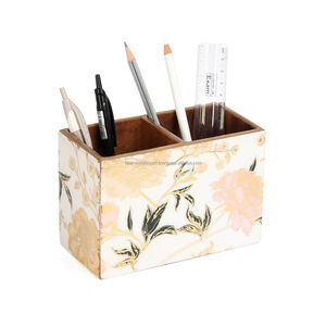 Elegante soporte para cubiertos de madera MDF, diseño clásico, vajilla impresa, decoración para accesorios de cocina y uso de pañuelos por FWE - Product Image 6