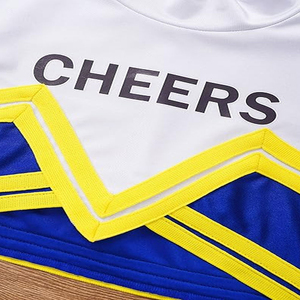 Ensemble d'uniformes de cheerleading sur mesure de luxe pour les équipes de compétition professionnelles, vêtements de cheerleading d'équipe de haute qualité - Product Image 6