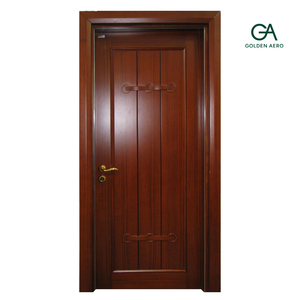 Panel Decorativo para Puerta con Ranuras Interiores de Madera Sólida Tradicional GA-15S para Proyectos del Hogar OEM y ODM - Product Image 3