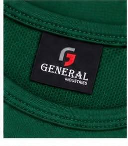 Débardeur de sport vert pour femme à col rond, color block, respirant, coupe courte athlétique - Product Image 3