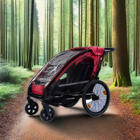 Poussette tout-terrain pour les familles actives Remorques durables incluses