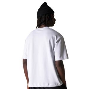 T-shirt blanc uni pour homme, coupe ample, manches courtes, col rond, en coton, décontracté, basique, vente en gros, fourniture OEM - Product Image 6