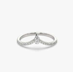 White <b>Fine</b> <b>Ring</b> Brilliant Cut Diamond Bridal Band Bezel Set Wedding Engagement Jewelry 18K Gold Plated IGI Certified Custom Size - Product Image 2