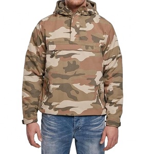 Chaqueta Anorak Cortavientos de Camuflaje Personalizada por Sublimación al por Mayor, Chaqueta con Capucha Ligera de Último Diseño para Hombre - Product Image 6