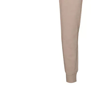 Pantalones Deportivos para Hombre, Color Beige, de Algodón Transpirable y Ligero, Cintura Elástica con Cordón, Estilo Casual, Tejido de Punto, Frente Plano - Product Image 4