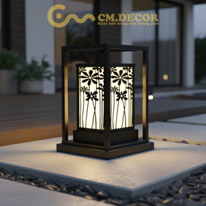 Modern Square Outdoor Garden <b>Wall</b> <b>Sconce</b> Minimalist Decorative <b>Lighting</b> for Hotel Resort AC 200V E27 IP65 Stainless Steel Black - Product Image 2