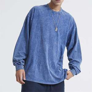 Men's 100% Cotton Sweatshirts Heavy Weight <b>Thick</b> <b>Fleece</b> Oversized Print Digital Printed Pullover Custom Anti-Wrinkle - Product Image 2