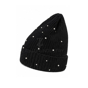 Bonnet en strass tendance, confortable et extensible, pour l'hiver, avec logo personnalisé, vente en gros, fabricant d'usine - Product Image 3