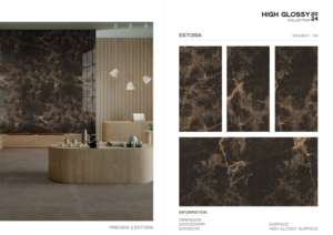 Azulejo de Porcelana de Alta Gama con Acabado Brillante, Formato Grande 600x1200, Superficie Pulida Premium, para Paredes y Pisos, Uso Interior y Exterior Moderno - Product Image 3