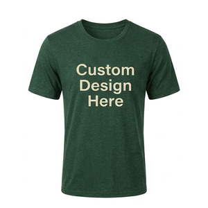 T-shirts décontractés en jersey 100 % coton pour hommes, imprimés par transfert thermique, avec logo personnalisé sur le devant, vente en gros, marque privée, vêtements OEM/ODM - Product Image 1