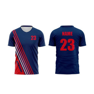 Proveedor de Camisetas de Fútbol de Alta Calidad, Camiseta de Fútbol Transpirable de Malla para Equipos, MOQ al por Mayor - Product Image 2