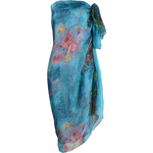 Sarong de plage bohème sexy à fleurs pour femme, paréo de bain, tenue de plage - Product Image 3
