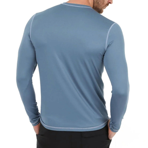 Dernière collection de rashguards légers pour hommes à prix bas / Fabricant OEM de rashguards pour hommes en spandex et polyester à vendre - Product Image 3