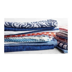 Pur coton Jacquard brodé personnalisable Super absorbant vaisselle tissu Durable ménage nettoyage serviette cuisine outils - Product Image 1