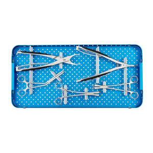 Ensemble d'instruments de chirurgie spinale réutilisables de qualité supérieure en acier inoxydable de qualité allemande, classe I, certifié CE, pour usage hospitalier - Product Image 1