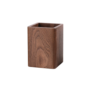 Porte-stylos en noyer, organiseur de papeterie en bois, support à crayons et stylos en bois, artisanat naturel - Product Image 3