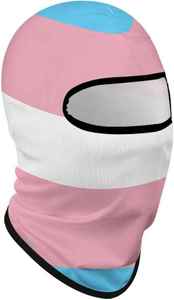 Mascarillas Balaclava a Rayas Transpirables Personalizables al por Mayor de Fábrica, Impresión de Logotipo Personalizado, Uso Diario Deportivo, 100% Poliéster, Unisex - Product Image 6