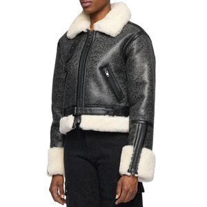 Genuine Leather <b>Men's</b> Retro <b>Old</b>-Fashioned Motorcycle <b>Jacket</b> Pure Head Layer Cowhide Slim-Fit Lapel Coat Casual Trend - Product Image 3
