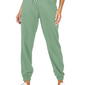 <b>Women's</b> Fitness <b>Joggers</b> Pants Baggy Casual <b>Straight</b> Wide <b>Leg</b> Drawstring Elastic Sports High Waist Sweatpants For <b>Women</b> - Product Image 4