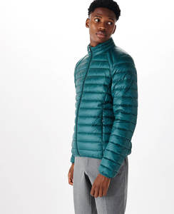Bomber de bonne qualité pour hommes, col montant, fermeture éclair, manches raglan, veste matelassée, respirante, design haut rembourré - Product Image 5