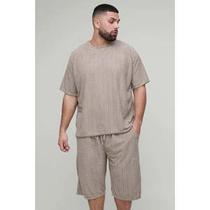 Ensemble été homme, nouveau design, t-shirt court imprimé et short, 2 pièces, coton respirant - Product Image 1